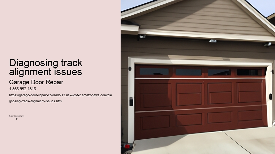 Diagnosing track alignment issues